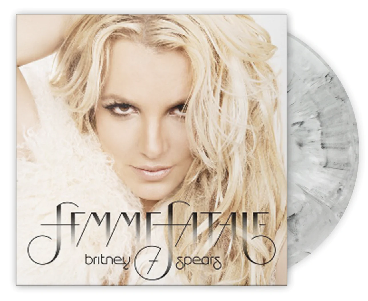 Britney Spears "Femme Fatale" Marbled Grey LP