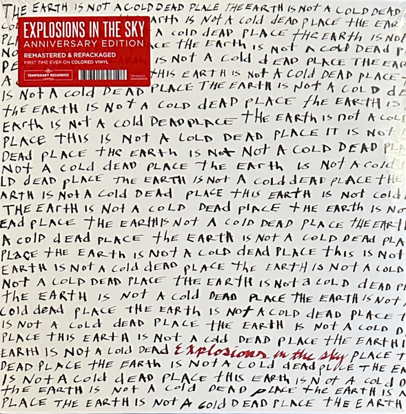 Explosions In The Sky "The Earth Is Not A Cold Dead Place" 2LP 🔴 Red
