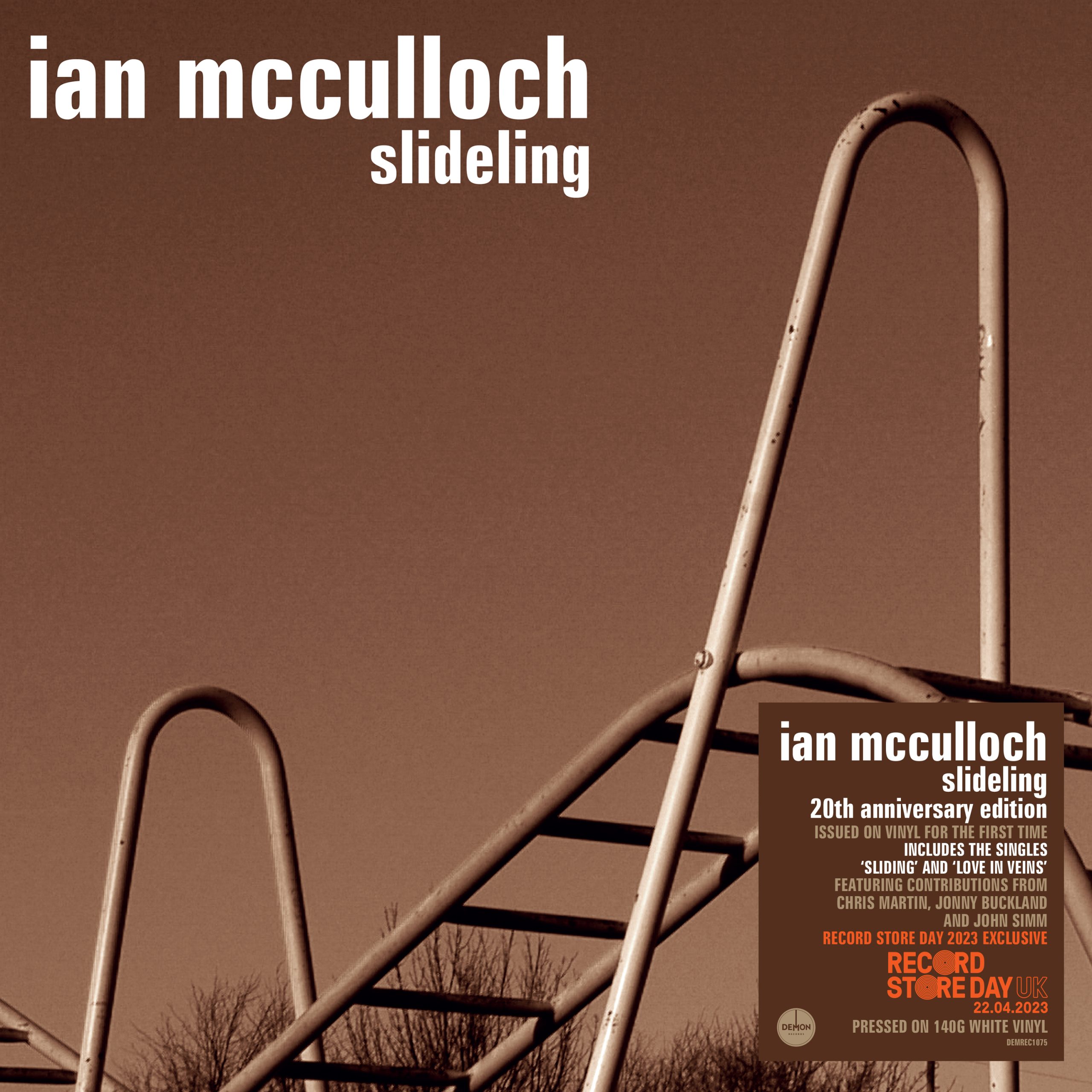 Ian Mcculloch "Slideling (20th Anniversary Edition)" ⚪️ White LP (RSD 2023)