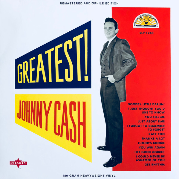 Johnny Cash "Greatest" White LP