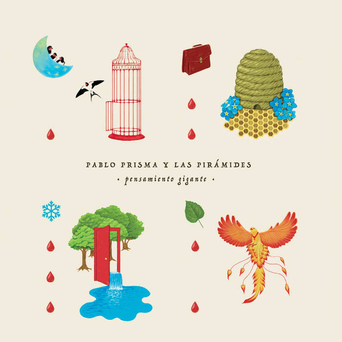 Pablo Prisma y las Pirámides "Pensamiento gigante" LP