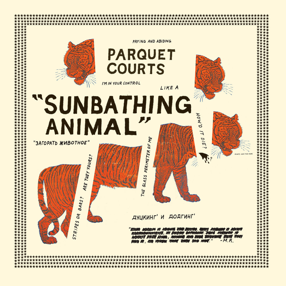 Parquet Courts "Sunbathing Animal" LP