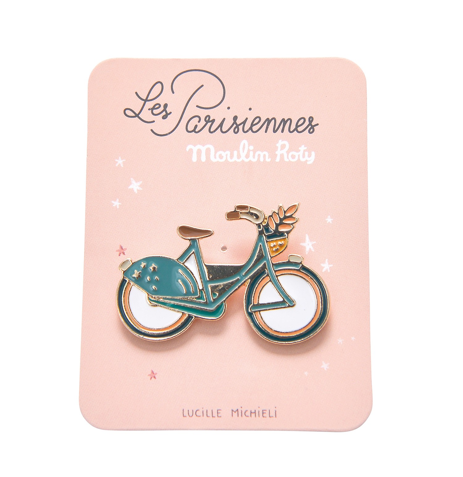 Pin esmaltado bici Las Parisinas, Moulin Roty