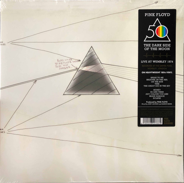Pink Floyd "The Dark Side Of The Moon (Live At Wembley 1974)" LP