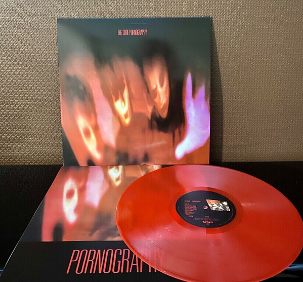 The Cure "Pornography" Red Clear LP