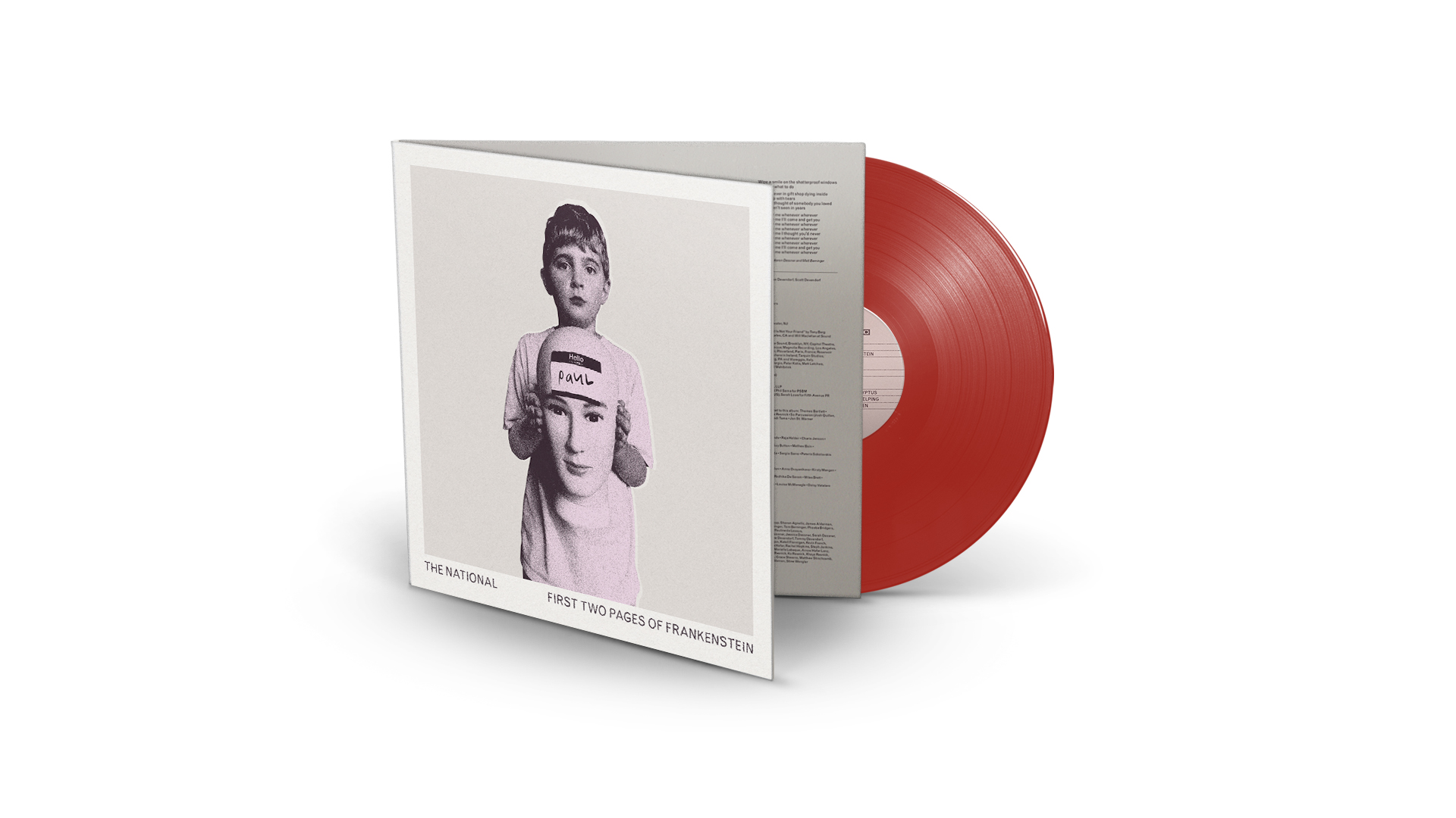 The National "First Two Pages Of Frankenstein" Red LP