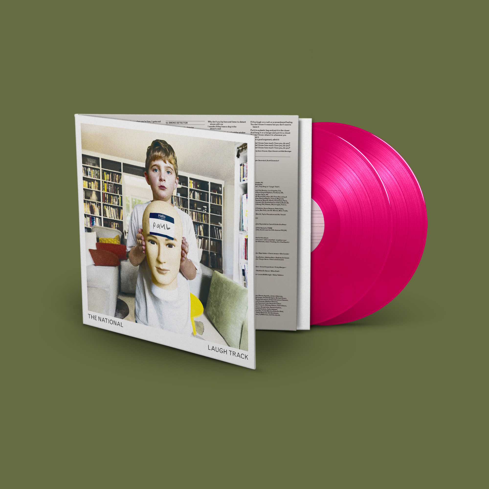 The National "Laugh Track" Pink 2LP
