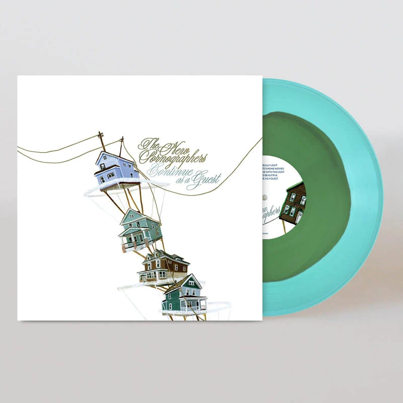 The New Pornographers "Continue As a Guest" Blue/Green LP