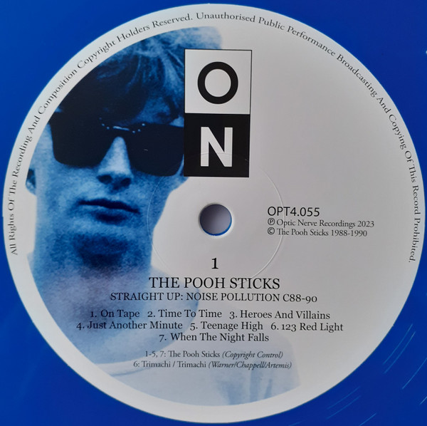 The Pooh Sticks "Straight Up: Noise Pollution C88-90" Blue 🔵 LP