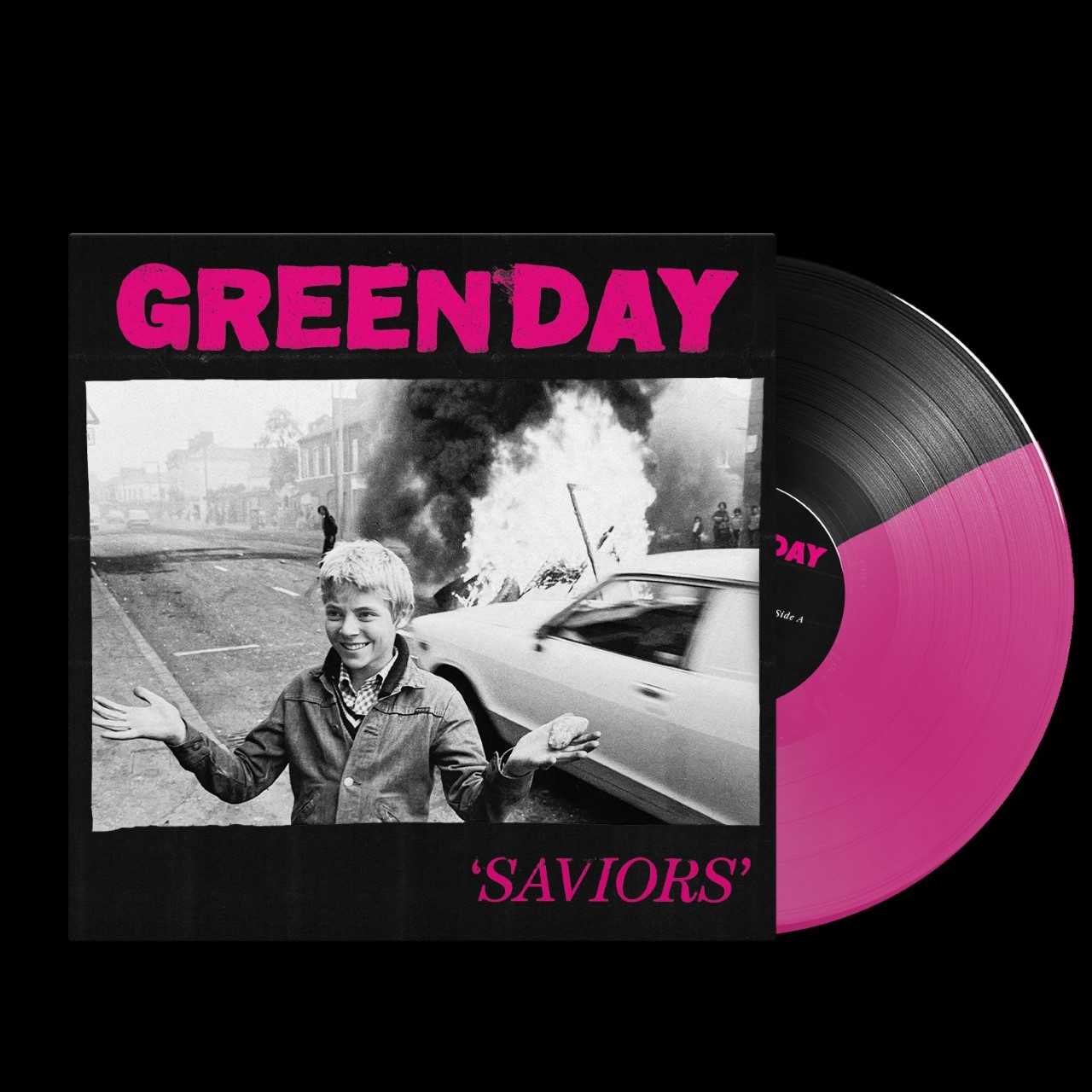 Green Day "Saviors" PIink/Black LP
