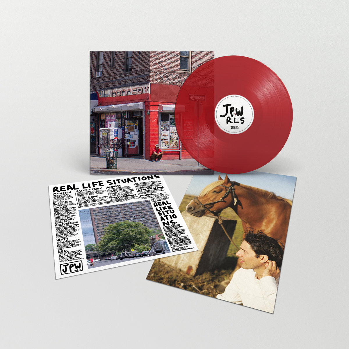 Juan Wauters "Real life situations" Limited Transparent Ruby LP