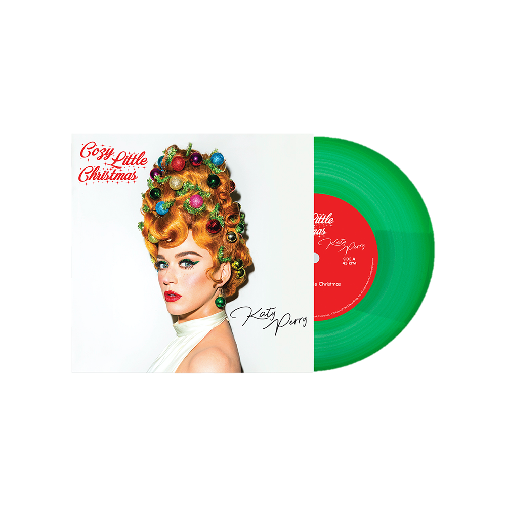 Katy Perry "Cozy Little Christmas" Traslucent Green 7"