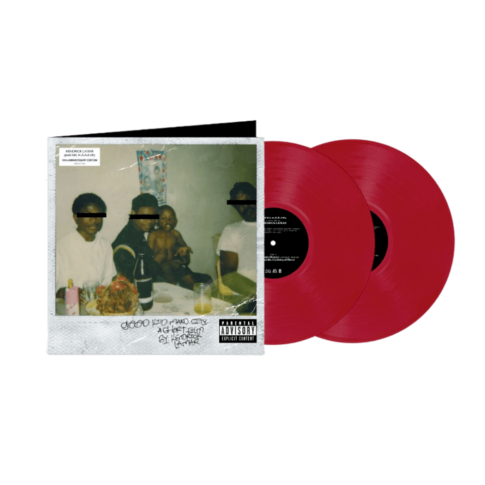 Kendrick Lamar "Good kid, m.A.A.d city" Edición 10º Aniversario 2LP Rojo Opaco.