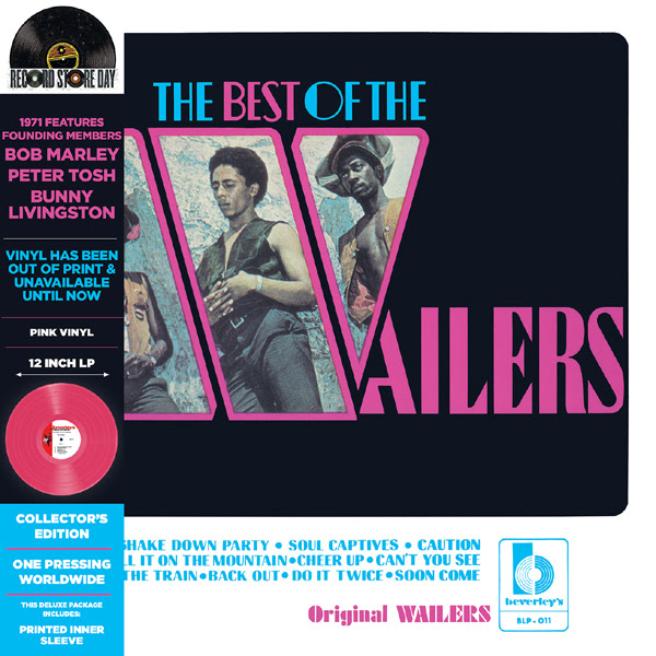 The Wailers "The Best Of The Wailers" Pink LP
