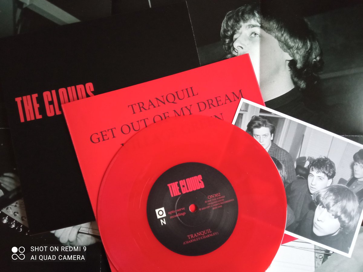 The Clouds "Tranquil" Reissue Red 7"+postcards