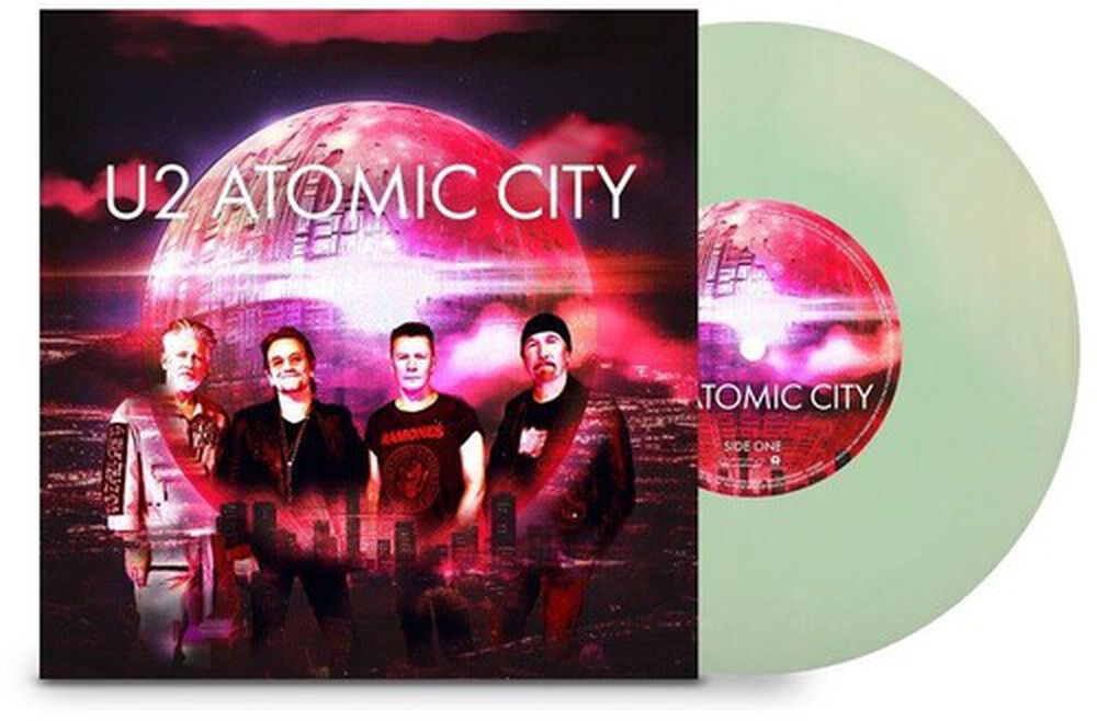 U2 "Atomic City" 7" Single Limitado Fotoluminiscente