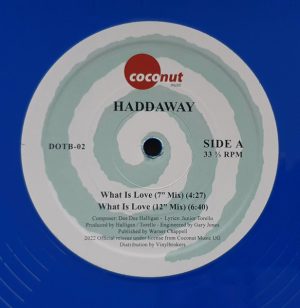Haddaway “What Is Love” Blue 🔵 12″