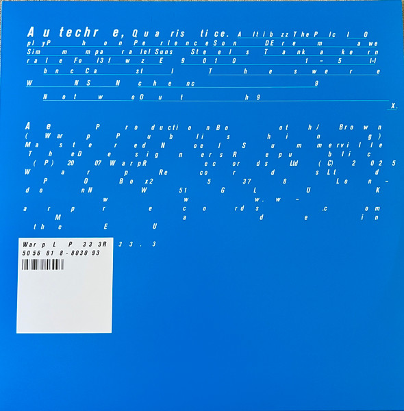 Autechre-Quaristice-comprar-2lp-online