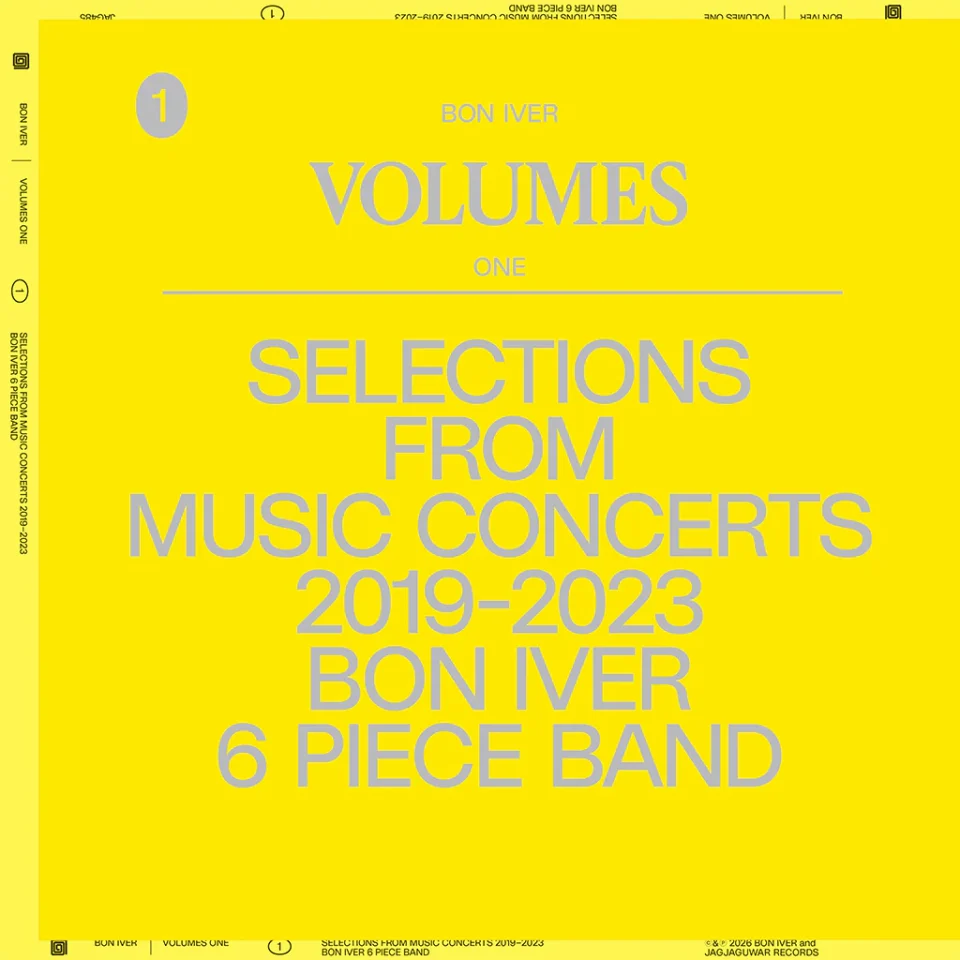 Bon Iver "Volumes: One. Selections From Music Concerts 2019-2023 Bon Iver 6 Piece Band" LP