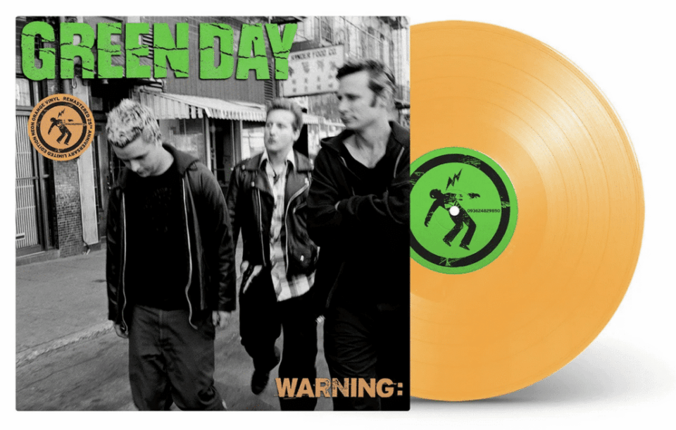 Green Day "Warning" Orange 🟠 LP