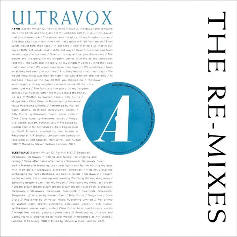 Ultravox "Re-Mixes" 2LP