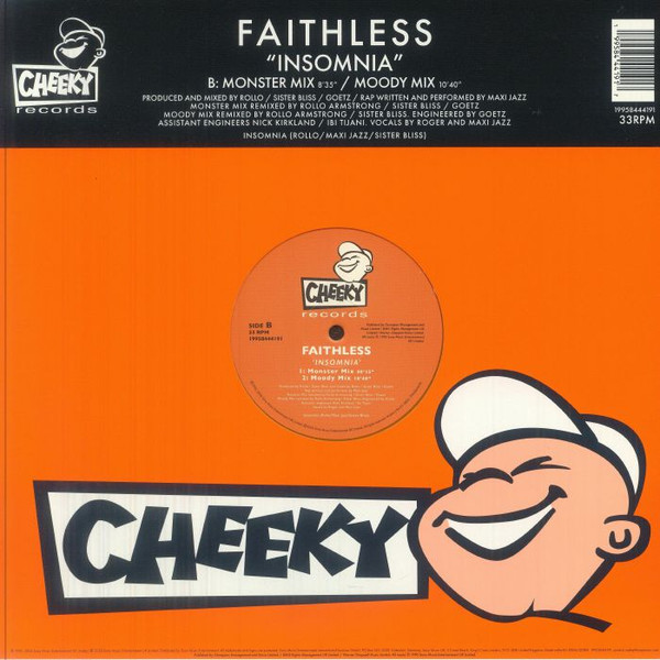 Faithless "Insomnia" Orange 12"