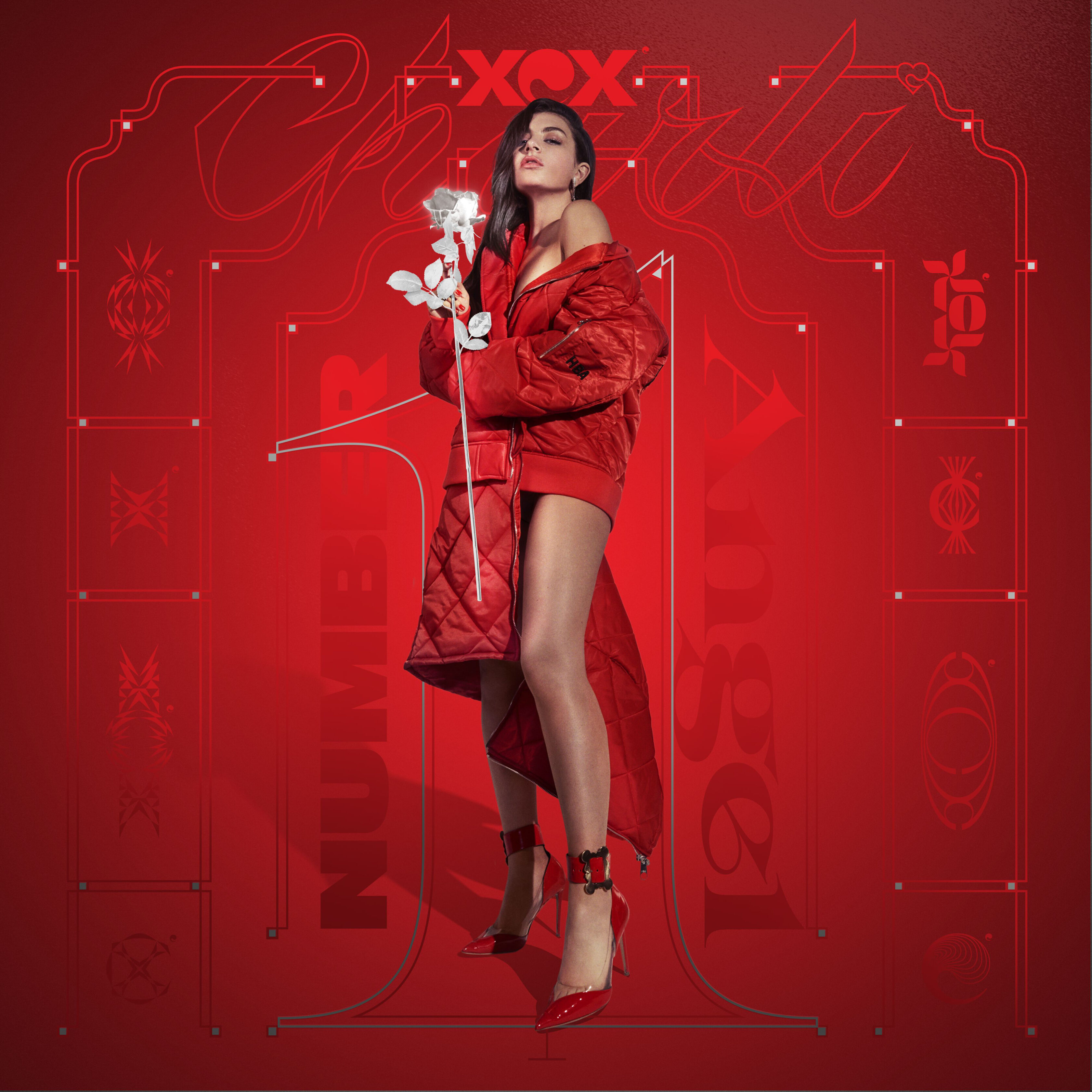 Charli XCX "Number 1 Angel" Black LP