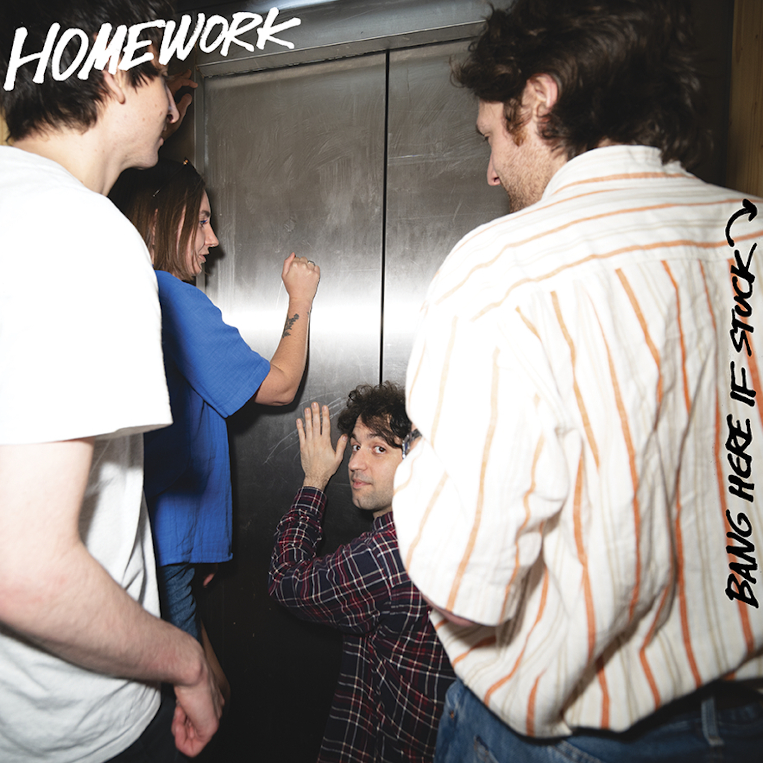 Homework "Bang Here If Stuck" Turquoise LP